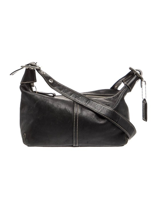 Coach Handbags - Coach Black Leather Crossbody Shoulder Bag